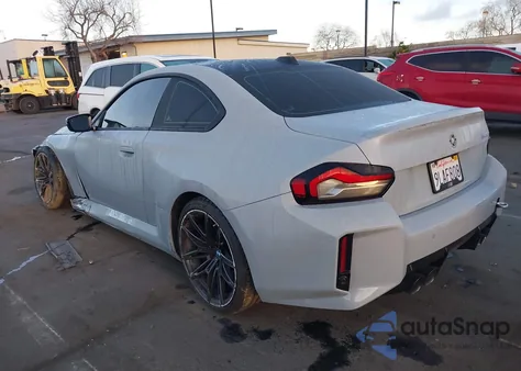 2024 BMW M2 из США, поврежденный, VIN 3MF13DM04R8E32281